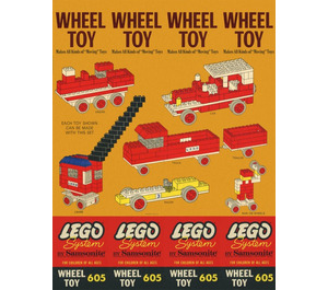 LEGO Wheel Toy Set 605-4