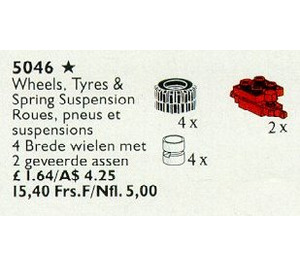 LEGO Wheels, Tyres and Spring Suspension Set 5046