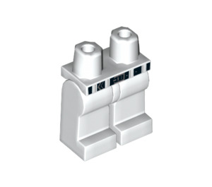 LEGO Weiß Aaron Cash Minifigure Hüften und Beine (3815 / 30873)