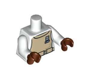 LEGO Biały Admiral Ackbar Tułów (76382 / 88585)