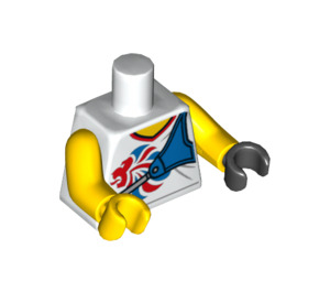 LEGO Weiß Agile Archer Torso (973 / 88585)