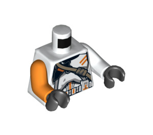 LEGO Weiß Airborne Clone Trooper Minifig Torso (973 / 76382)