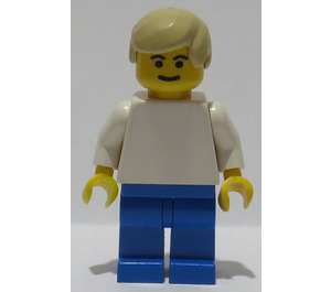 LEGO White and Blue Team Player 2 Minifigure