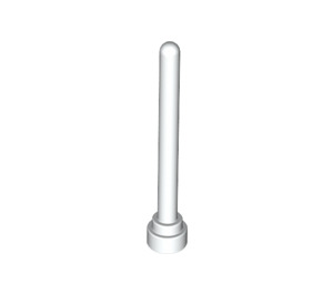 LEGO White Antenna 1 x 4 with Rounded Top (3957 / 30064)