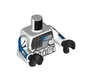 LEGO White ARC Trooper Fives Minifig Torso (973 / 76382)