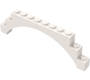 LEGO Weiß Bogen 1 x 12 x 3 mit erhöhtem Bogen (14707)
