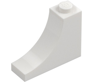 LEGO White Arch 1 x 3 x 2 with Inside Bow (18653)