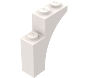 LEGO Weiß Bogen 1 x 3 x 3 (13965)
