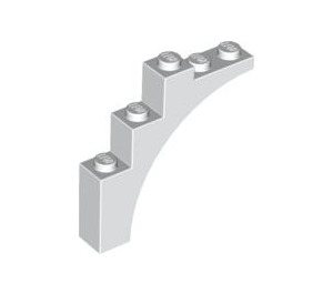 LEGO blanc Arche
 1 x 5 x 4 Arc régulier, dessous non renforcé (2339 / 14395)