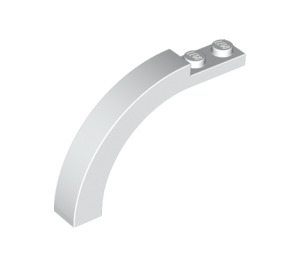 LEGO White Arch 1 x 6 x 3.3 with Curved Top (6060 / 30935)