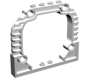 LEGO White Arch 1 x 8 x 6 with Ribs (30528)