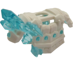 LEGO Blanco Armadura con Hombreras con Transparente Luz Azul Crystals (41158)