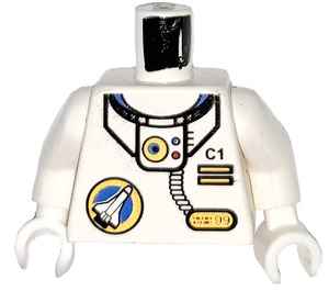 LEGO Weiß Astronaut Torso (973)