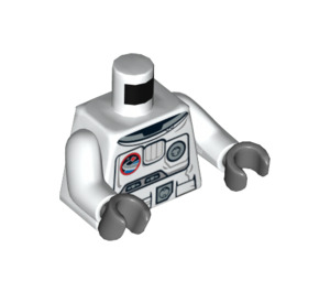 LEGO Bianco Astronauta Busto (973 / 76382)