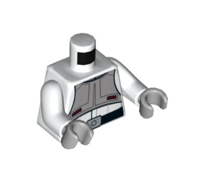 LEGO White AT-DP Pilot Minifig Torso (973 / 76382)