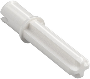 LEGO White Axle 2 with Pin without Friction (65249)