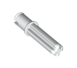 LEGO White Axle 2 with Pin without Friction (65249)