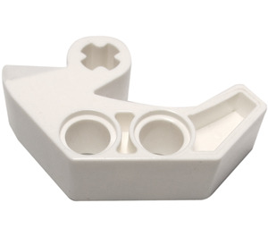 LEGO Bianco Asse e perno Connettore 2 x 4 Doppio Piegato (44851)