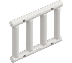 LEGO White Bar 1 x 4 x 3 with 4 End Protrusions (62113)