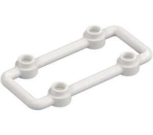 LEGO Vit Bar 3 x 6 med Fyra Knoppar (23444 / 29165)