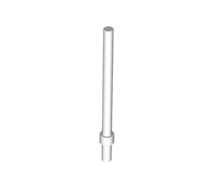 LEGO White Bar 6 with Thick Stop (28921 / 63965)