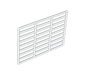 LEGO White Bar 9 x 13 Grille (6046)