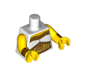 LEGO White Battle Goddess Minifig Torso (973 / 88585)