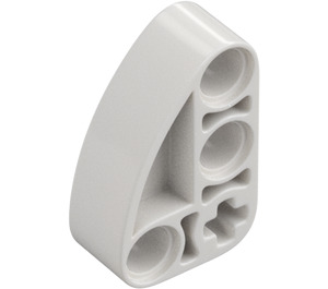 LEGO White Beam 1 x 2 x 3 Bent 90 Degrees Quarter Ellipse (71708)