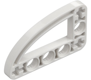 LEGO White Beam 3 x 5 x 0.5 Bent 90 Degrees Quarter Ellipse (32250 / 65714)