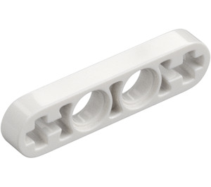 LEGO White Beam 4 x 0.5 Thin with Axle Holes (32449 / 63782)