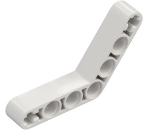 LEGO Wit Balk Krom 53 graden, 4 en 4 Gaten (32348 / 42165)