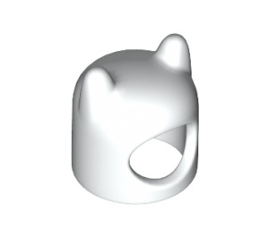 LEGO White Bear Costume Head Cover with Rounded Ears (26045)
