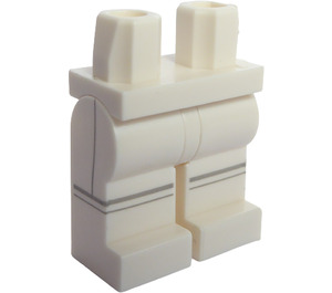 LEGO White Beekeeper Leg (3815)