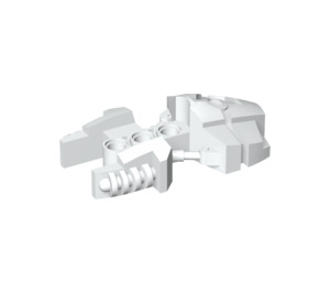 LEGO White Bionicle Armor / Foot 4 x 7 x 2 (50919)
