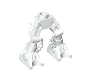 LEGO Bianco Bionicle Meccanico Gambe (54276)