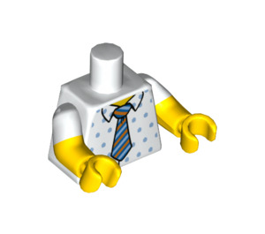 LEGO White Birthday Party Boy Minifig Torso (973 / 16360)