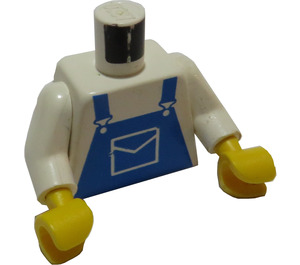 LEGO Biały Niebieski Kombinezon z Pocket Tułów (973 / 73403)