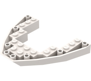 LEGO blanc Boat Base 8 x 10 (2622)