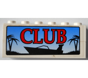 LEGO White Boat Club Stickered Assembly
