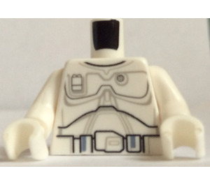 LEGO White Boba Torso (973)