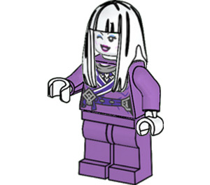 LEGO Bílá Bone Demon Minifigurka