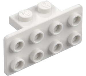 LEGO Weiß Halterung 1 x 2 - 2 x 4 (21731 / 93274)