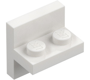 LEGO White Bracket 1 x 2 with Vertical Tile 2 x 2 (41682)