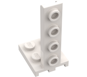 LEGO White Bracket 2 x 2 - 1 x 4 (2422)