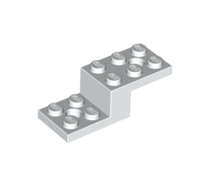 LEGO White Bracket 2 x 5 x 1.3 with Holes (11215 / 79180)