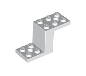 LEGO White Bracket 2 x 5 x 2.3 and Inside Stud Holder (28964 / 76766)