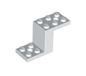 LEGO Weiß Halterung 2 x 5 x 2.3 ohne Innennoppenhalter (6087)