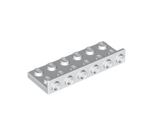 LEGO blanc Support 2 x 6 avec 1 x 6 En haut (64570)