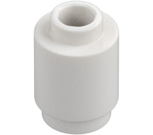 LEGO White Brick 1 x 1 Round with Open Stud (3062 / 35390)