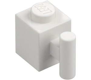 LEGO White Brick 1 x 1 with Handle (2921 / 28917)